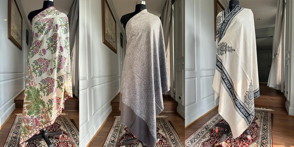 Jamawar Shawl Close-up Detail